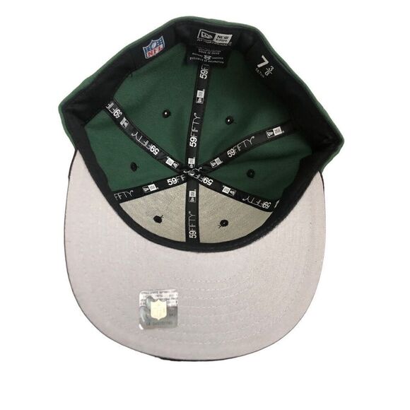 New Era New York Jets 2-Tone 59Fifty Fitted Hat Cap Size 7 3/8 - Picture 6 of 6